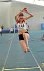 Beth Pringle (Gateshead) taking part in the under-17s long jump.